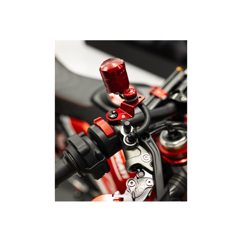 Serbatoio olio freno posteriore frizione 12 ml con oblò livello solo corpo Moto Guzzi CNC Racing SEB12