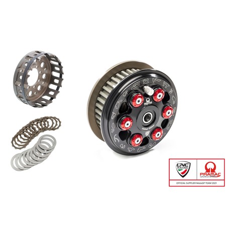 FRIZIONE ANTISALTELLAMENTO MASTER TECH TEAM PRAMAC LIM. ED. 12 DENTI ORGANICI Ducati CNC Racing FR365_PR