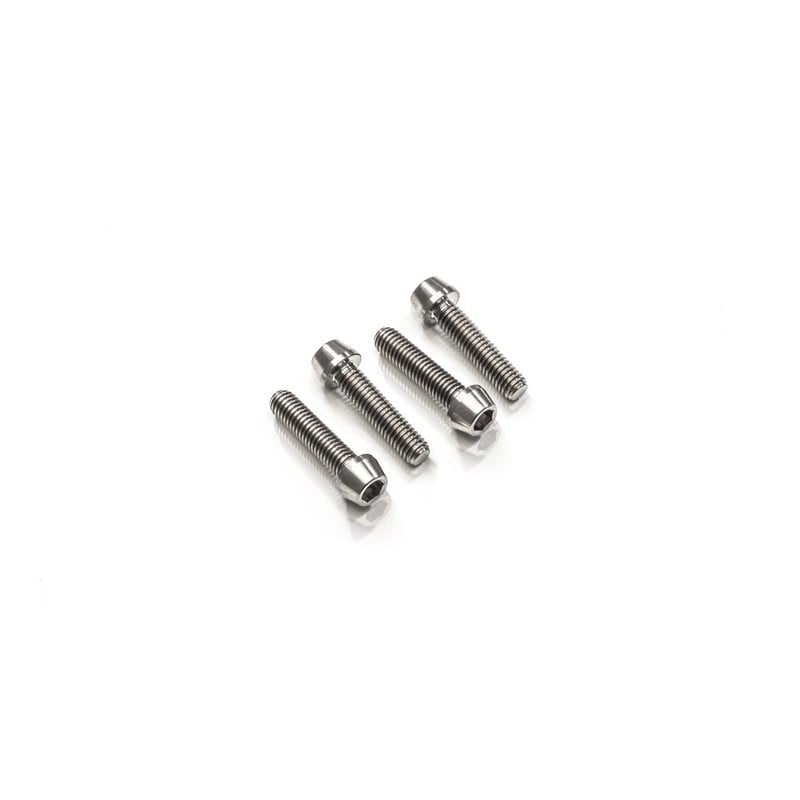 Kit viti serraggio piede forcella M6x30 (4 pz) Titanio Ducati Diavel 1200 2010+ CNC Racing