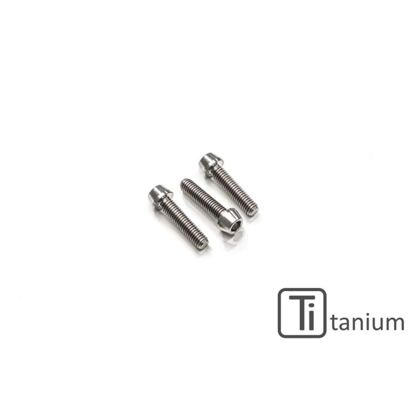 KV384_TI_01_DUCATI Kit viti attuatore frizione M6x16 (3 pz) Titanio Ducati CNC Racing KV384_TI_01