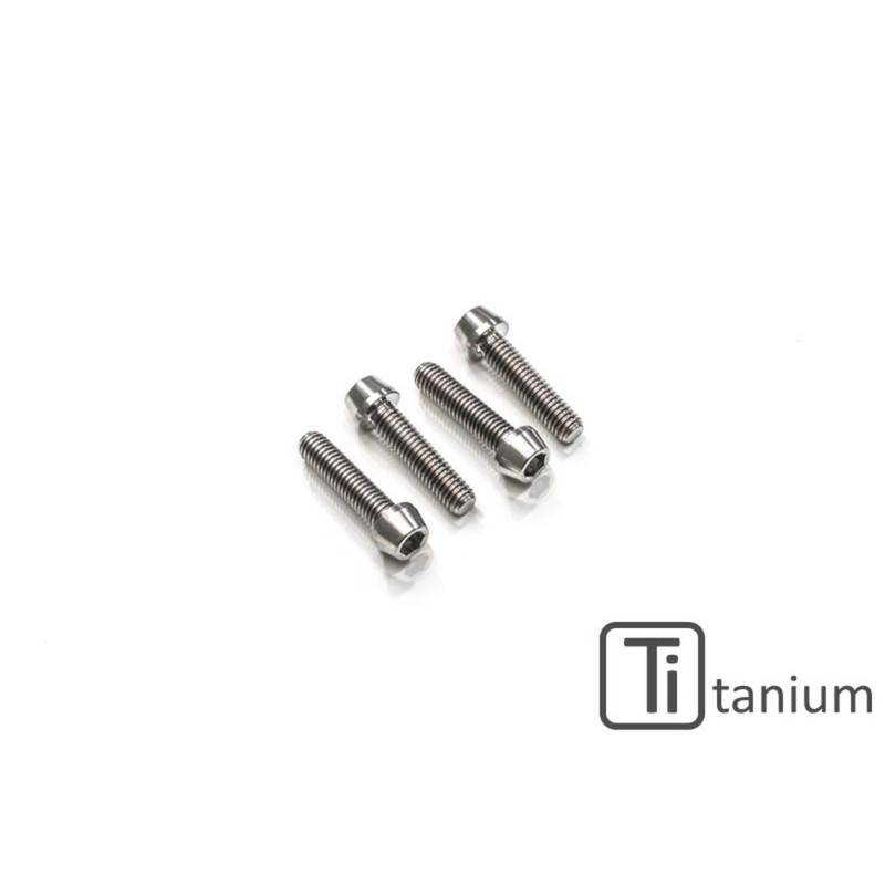 Kit viti riser superiore M8x35 (4 pz) Titanio Ducati Diavel 1200 2010+ CNC Racing