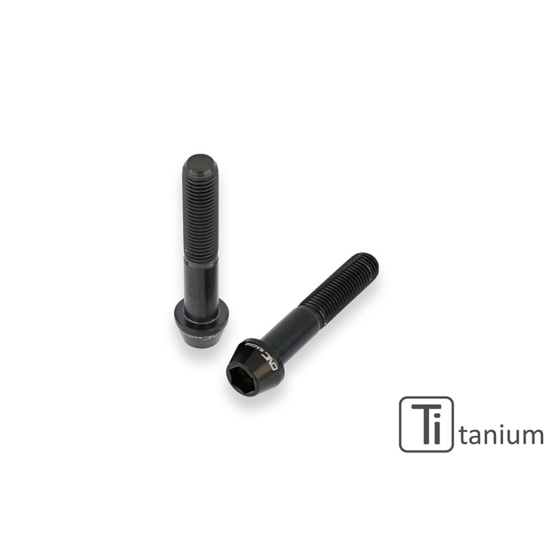 KV355_TI_DUCATI Screws Front brake caliper set M10x1.25x60 (2 pcs) Titanium Ducati CNC Racing KV355_