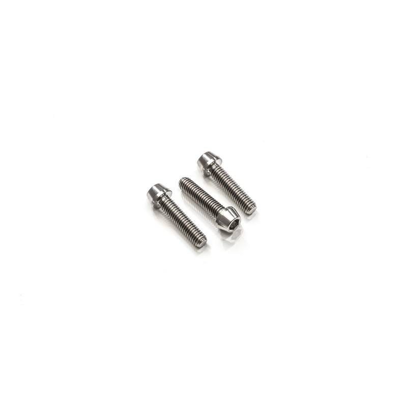 KV388_TI_DUCATI Screws top triple clamp M8x25 (3 pcs) Titanium Ducati CNC Racing KV388_TI