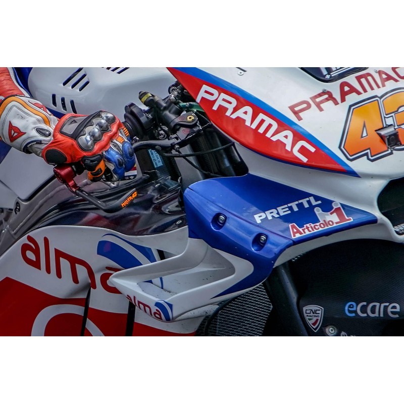 Brake Guard Race Pramac Racing limited edition Protezione leva freno anteriore Ducati CNC Racing PL100_PR