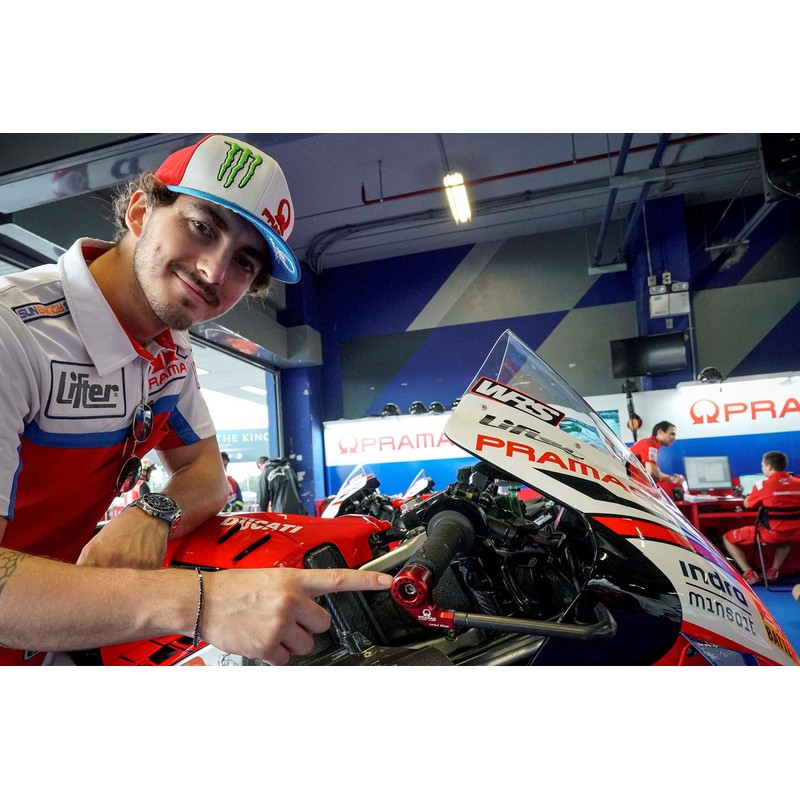 PL100_PR_DUCATI Brake Guard Race Pramac Racing limited edition Protection front brake lever Ducati C