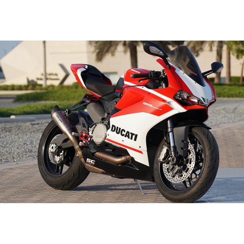 Pedane regolabili RPS SBK serie Team Pramac MotoGP Limited Edition Ducati Superbike 1199 Panigale R 2013+ CNC Racing