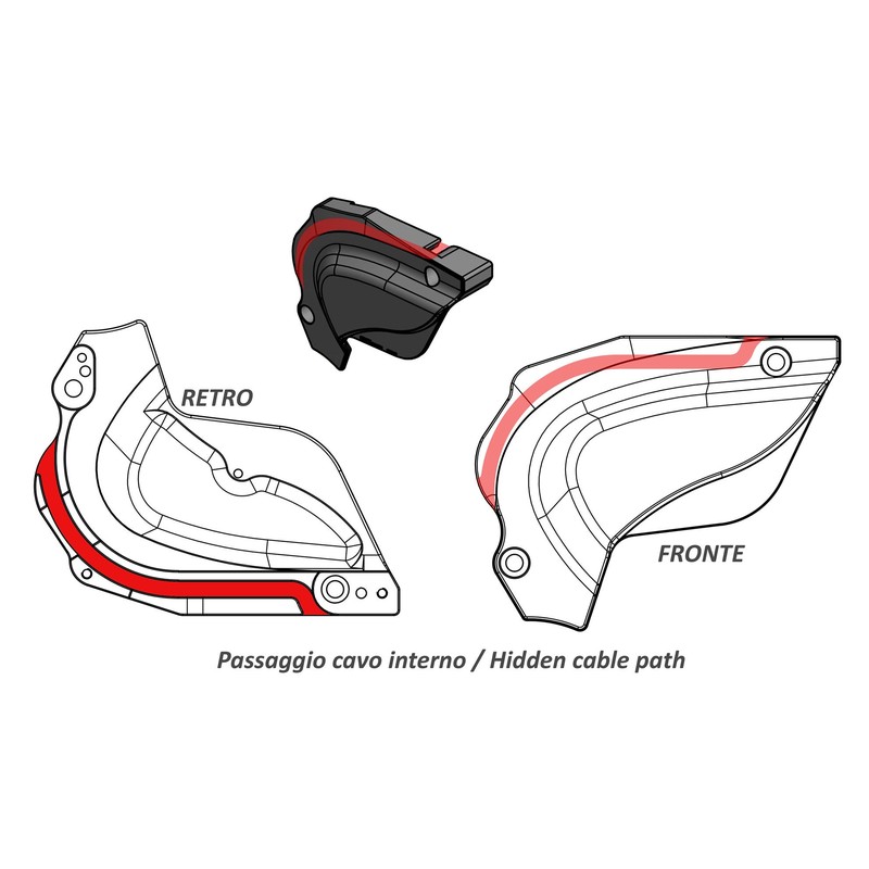 Cover pignone Ducati Multistrada 950 2017+ CNC Racing