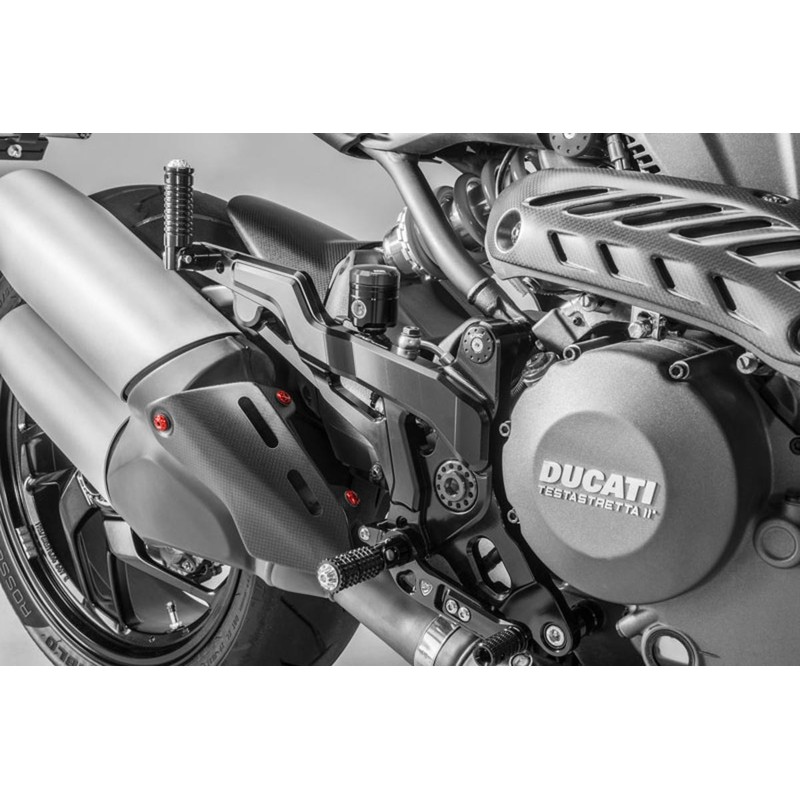 Kit Viti paracalore silenziatore Ducati Monster 1200 R 2016+ CNC Racing