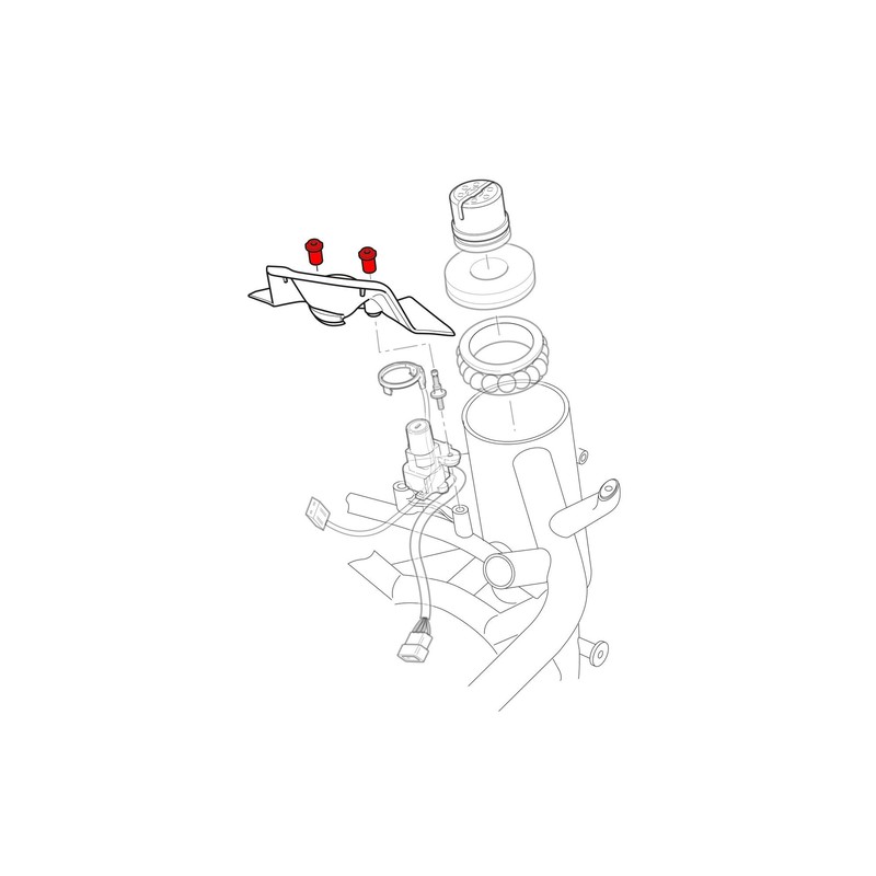 KV339_DUCATI Screws kit key guard Ducati CNC Racing KV339
