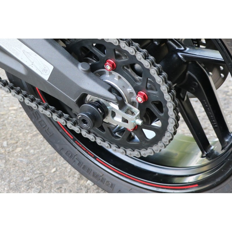 DA387_01 Nuts ring gear M10x1.25 6pcs Ducati Monster 1000 2003+ CNC Racing