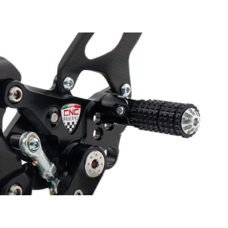 Pedane regolabili RPS SBK serie Ducati Superbike 1199 Panigale R 2013+ CNC Racing