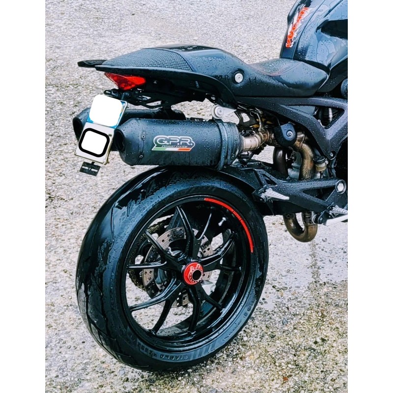 Porta targa regolabile 696 796 Ducati Monster 1100 Evo 2012+ CNC Racing