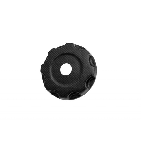 ZA946 Cover tappo serbatoio carbonio Ducati Hypermotard 1100 Evo Sp 2010+ CNC Racing