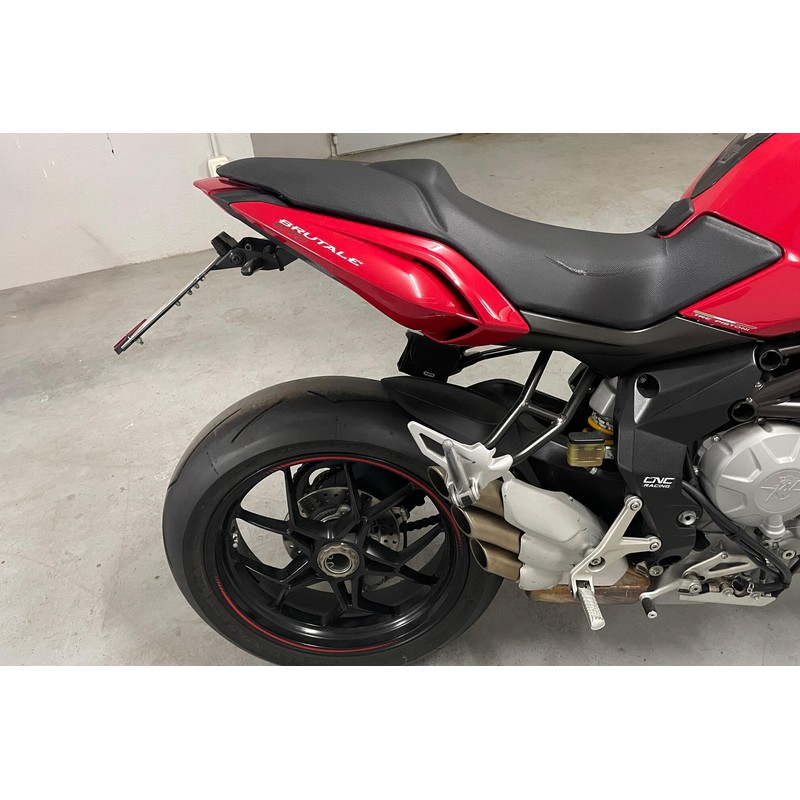 PT139 Adjustable license plate 800 Mv Agusta Brutale 3 675 2012+ CNC Racing
