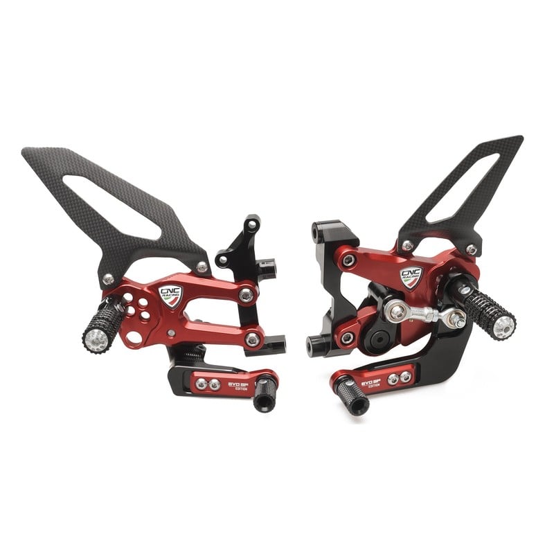 PE400_GP ADJUSTABLE REAR SETS SERIES EVO GP Edition Ducati Superbike 1199 Panigale R 2013+ CNC Racin