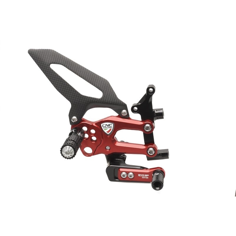 PE400_GP ADJUSTABLE REAR SETS SERIES EVO GP Edition Ducati Superbike 1199 Panigale R 2013+ CNC Racin