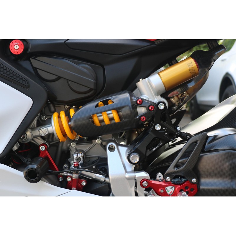 ZA831 Protection shock absorber carbon SBK Panigale series Ducati Streetfighter V2 955 2022+ CNC Rac