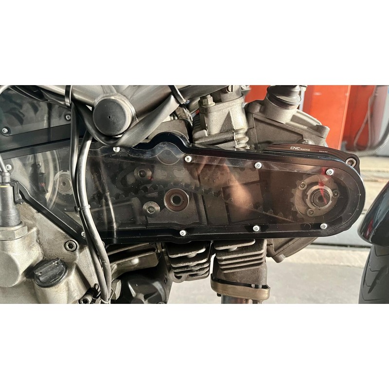 CC180 Cover copri cinghie distribuzione trasparente per Ducati Monster 600 1994+ CNC Racing