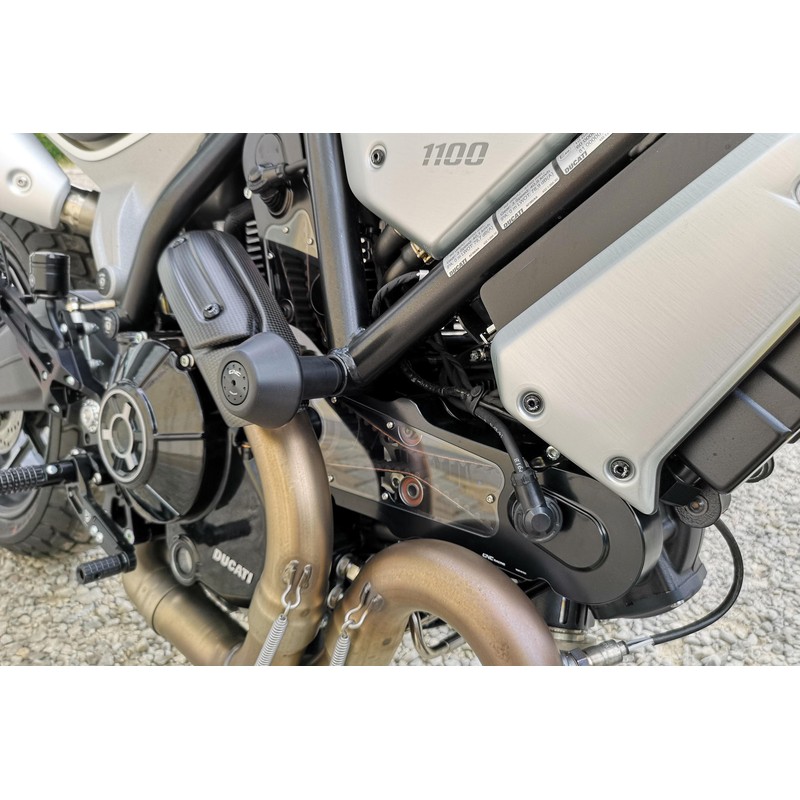 CC181 Cover copri cinghie distribuzione trasparente Ducati Hypermotard 1100 S 2007+ CNC Racing