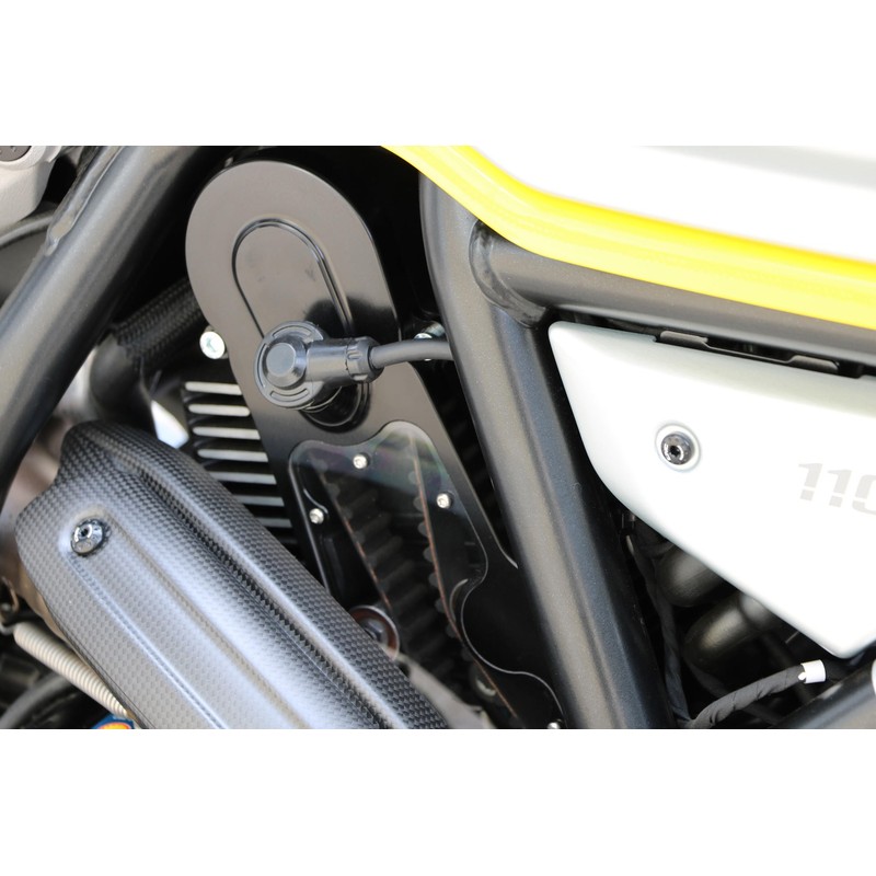 CC181 Cover copri cinghie distribuzione trasparente Ducati Hypermotard 1100 S 2007+ CNC Racing