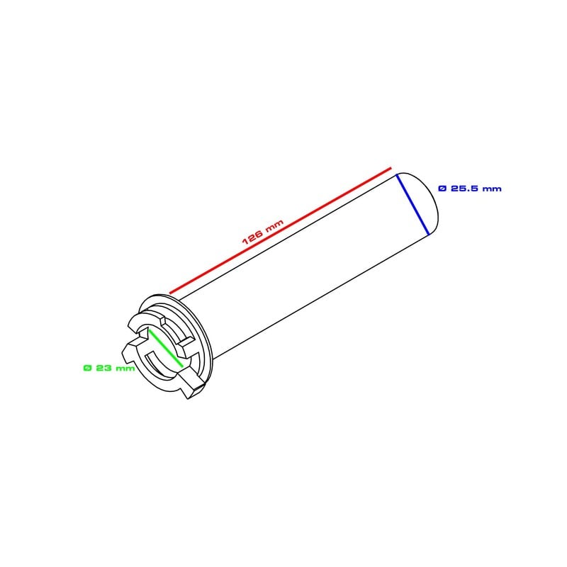 MPA01_DUCATI Tubo comando acceleratore RBW Ducati CNC Racing MPA01