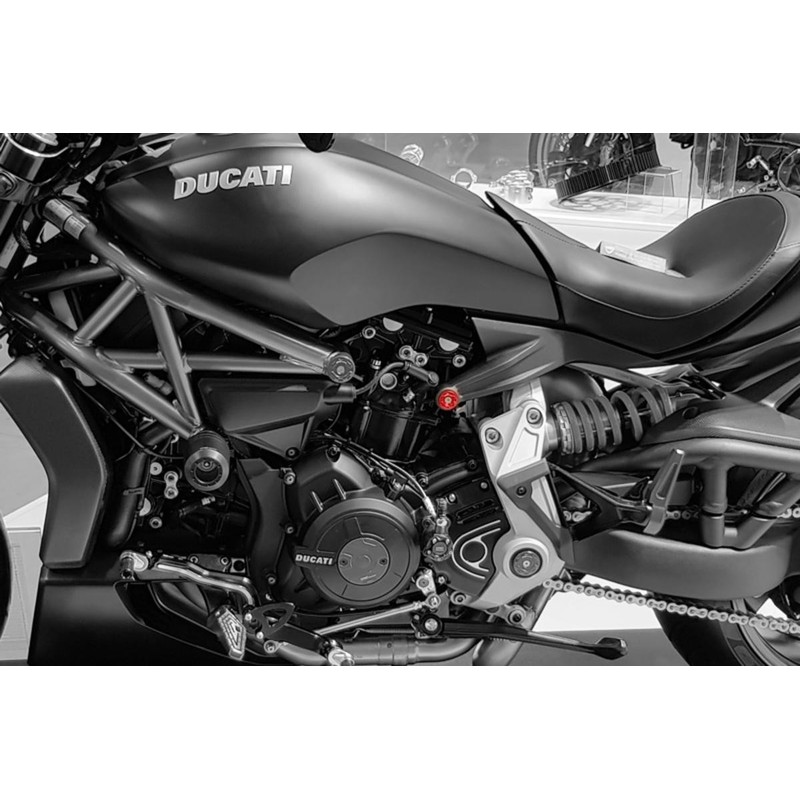 TT539 Rear frame holes plug Ducati Xdiavel 1262 S 2016+ CNC Racing