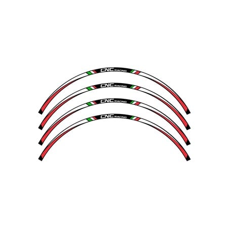 Kit adesivi ruota da 17 pollici Ducati CNC Racing WK001