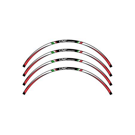 Kit adesivi ruota da 17 pollici Mv Agusta CNC Racing WK001