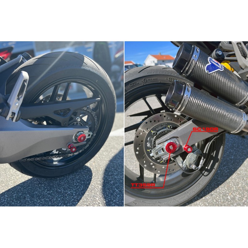 Supporti cavalletto M6 Aprilia Dorsoduro 1200 2010+ CNC Racing
