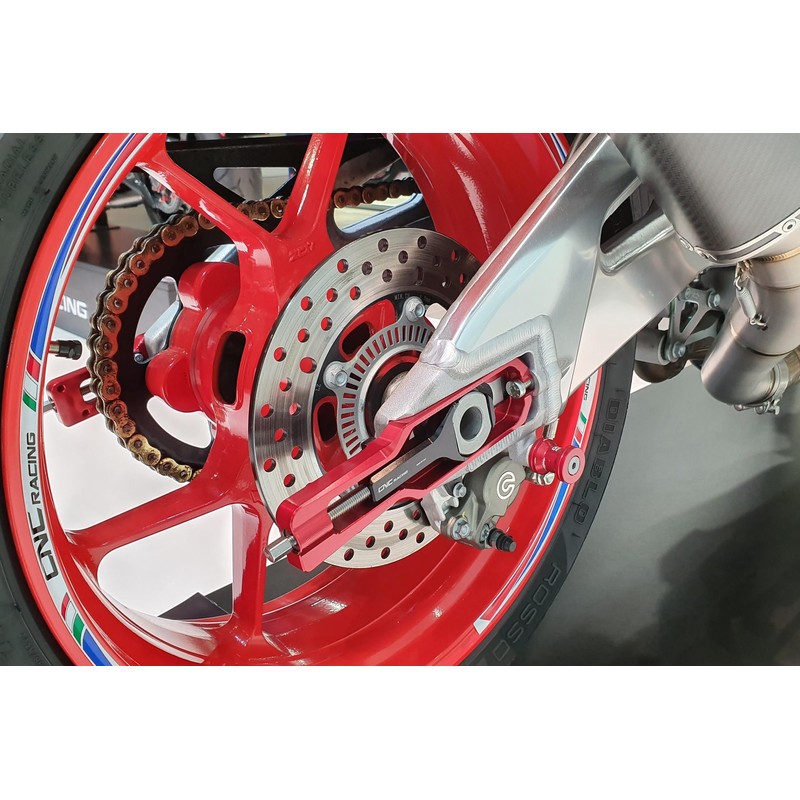 SC190 Swingarm spools M6 Aprilia Dorsoduro 1200 2010+ CNC Racing
