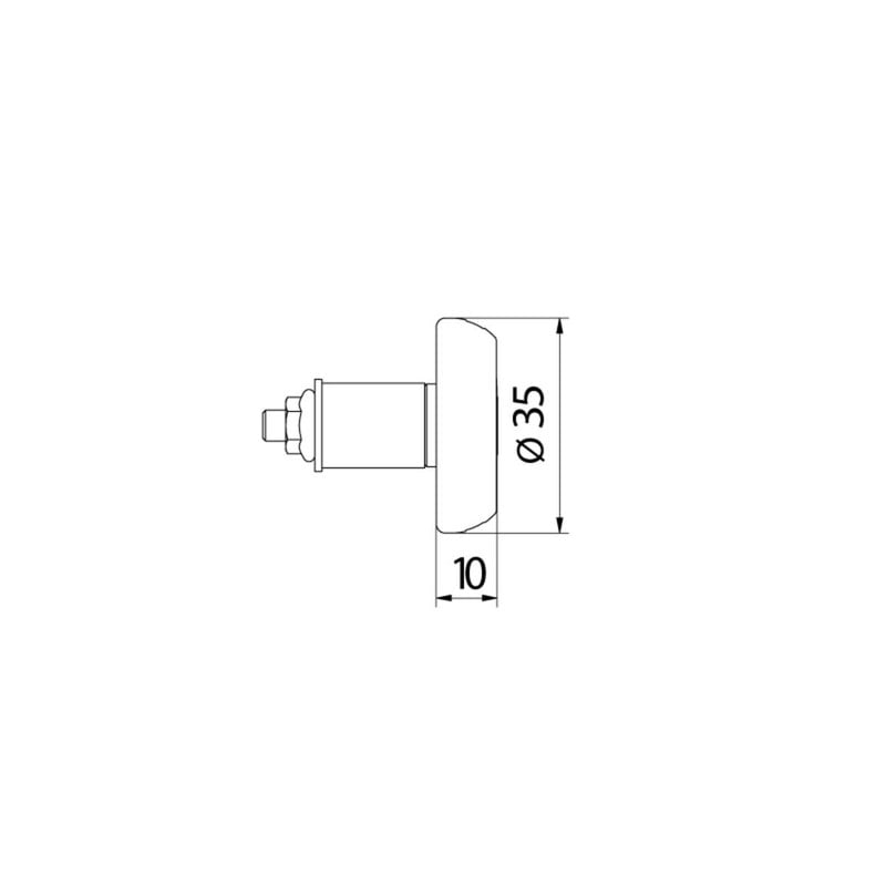 CM233_DUCATI Handlebar ends Extralight Ducati CNC Racing CM233