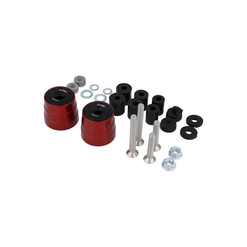 CM231_DUCATI Handlebar ends Bi Color Ducati CNC Racing CM231