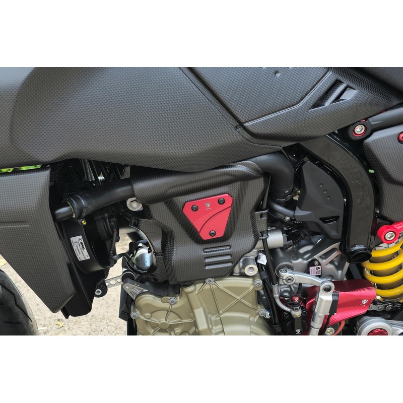 Protezione cover motore sx Ducati Hypermotard 698 Mono 2024+ CNC Racing