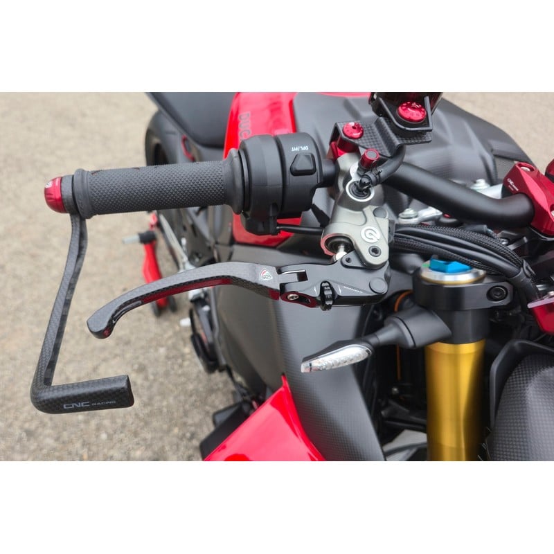 LBV04_K Brake Lever RACE EVO Folding Glossy Carbon For Brembo Semi radial Master Cylinders CNC Racin