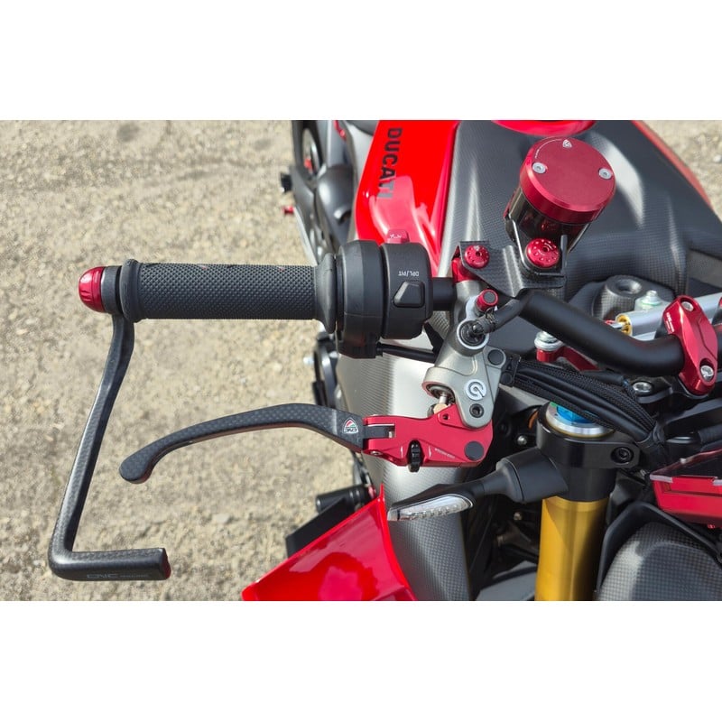 Leva freno RACE EVO Pieghevole Carbonio Opaco per pompe freno Brembo semi radiali CNC Racing LBV04_Y