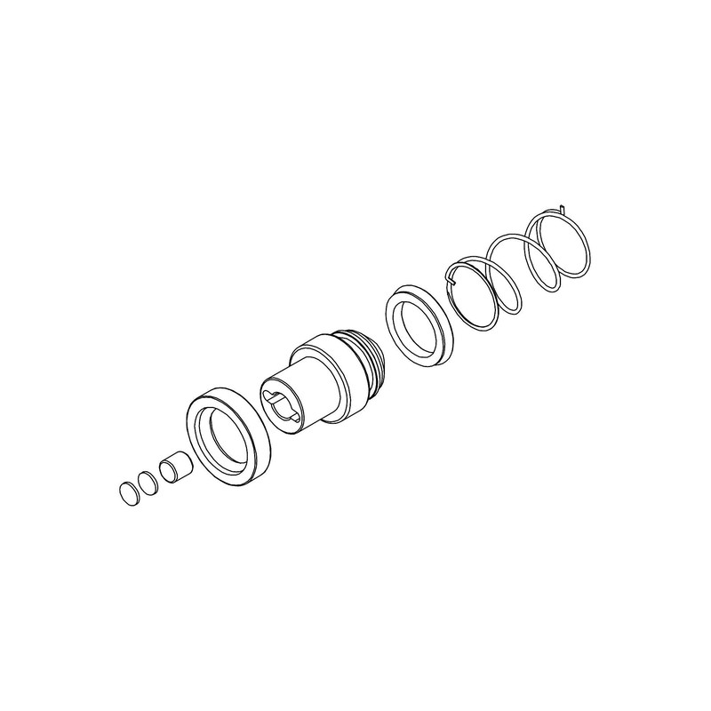AFK02 Clutch slave cylinder Ø 28 mm Ducati Repair kit CNC Racing AFK02