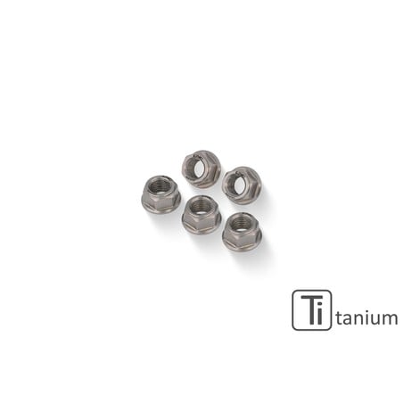 DA385_TI_01 Sprocket flange nuts MV Agusta M8x1.25 Titanium CNC Racing DA385_TI_01