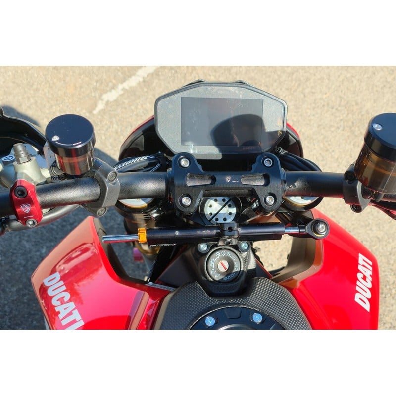 SD120 Steering damper kit SP for triple clamps kit PS535 PS536 Ducati Hypermotard 950 2019+ CNC Raci