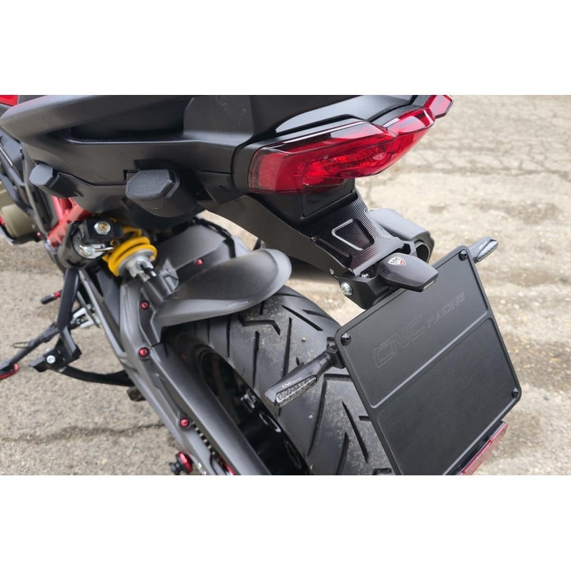 Portatarga regolabile per e Rally Ducati Multistrada V4 RS 2026+ CNC Racing