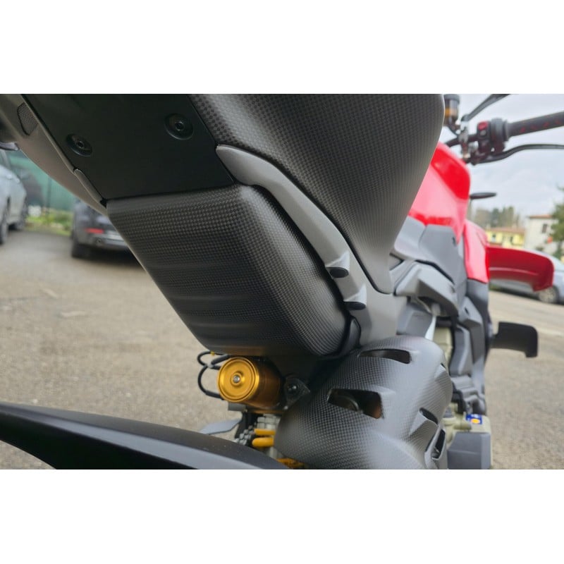 ZA442 Protezione Inferiore Serbatoio in Carbonio per e Streetfighter Ducati Superbike Panigale V4 S