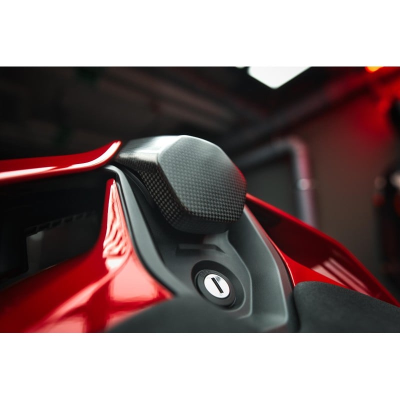 ZA427 Schienalino Tampone sella posteriore in carbonio per e Streetfighter Ducati Superbike Panigale