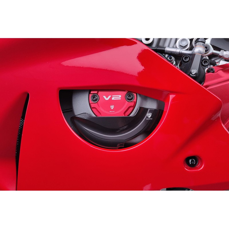 Protezione carter alternatore in alluminio per Panigale e Streetfighter Ducati Multistrada V2 S My2025 2025+ CNC Racing