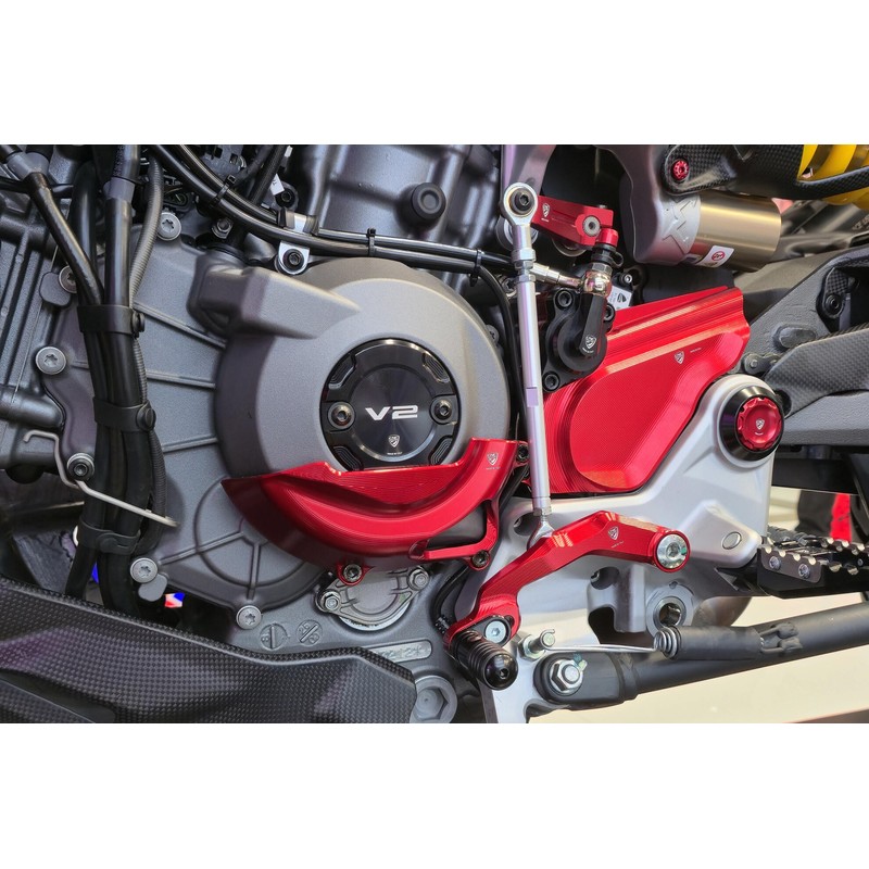Protezione carter alternatore in alluminio per Multistrada e Streetfighter Ducati Superbike Panigale V2 S My2025 2025+ CNC Racin