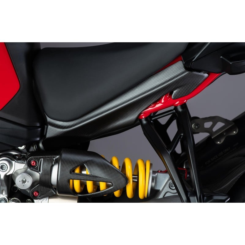 ZA386 Rear subframe side panels in carbon for Ducati Multistrada V2 S My2025 2025+ CNC Racing