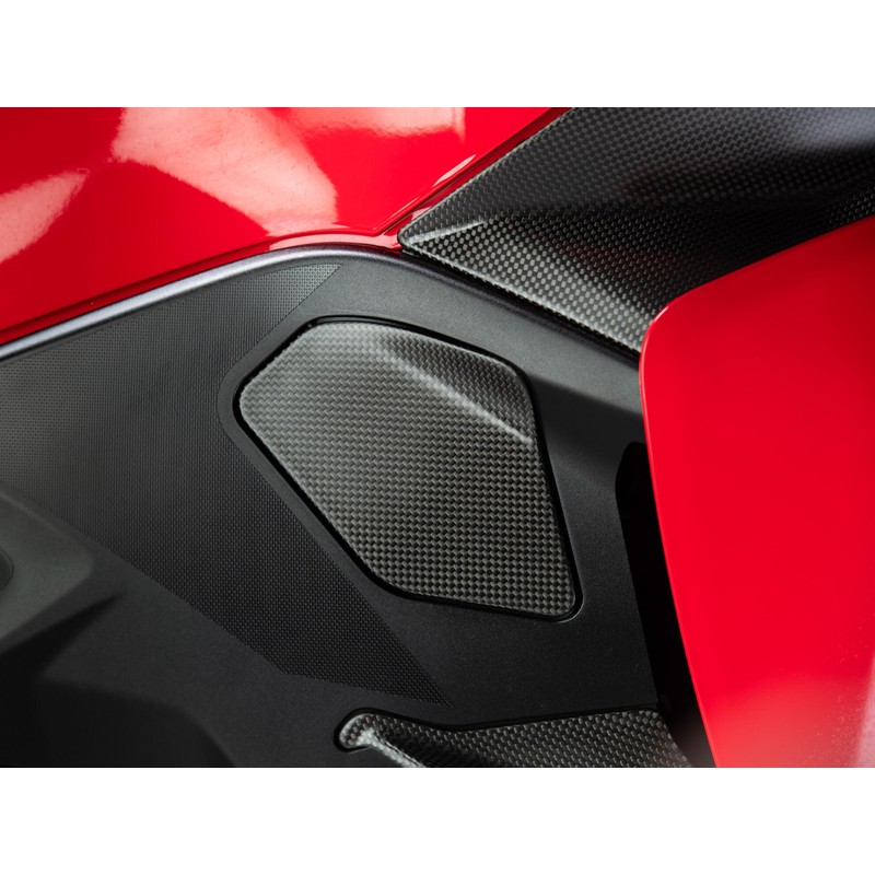 ZA396 Chiusura pannello laterale destro in carbonio per Ducati Multistrada V2 S My2025 2025+ CNC Rac