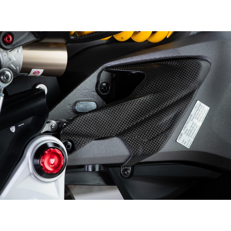 ZA389 Cover forcellone in carbonio per Ducati Multistrada V2 S My2025 2025+ CNC Racing