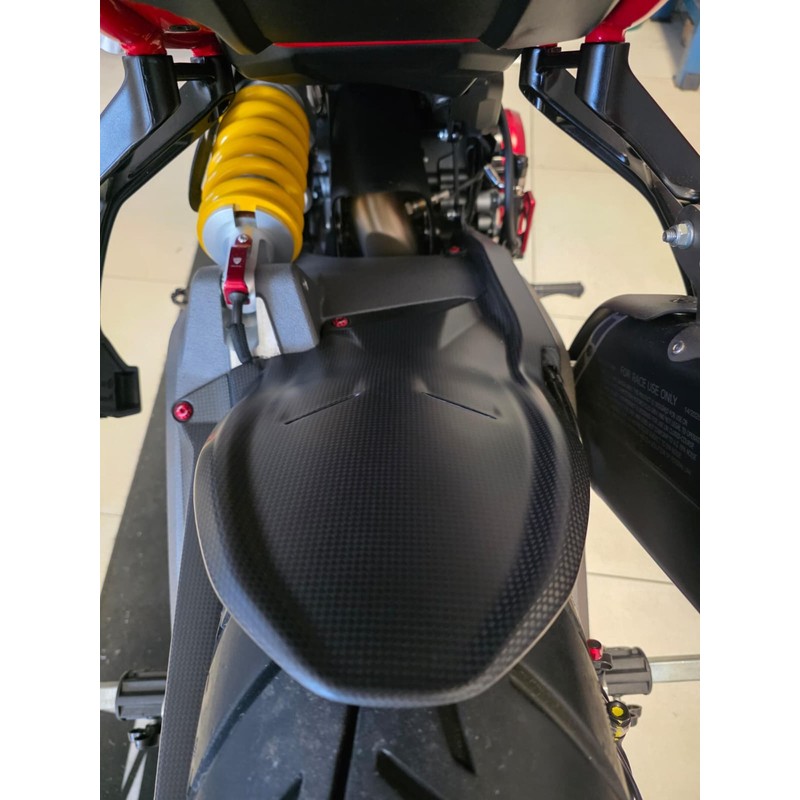 ZA388 Parafango posteriore in carbonio per Ducati Multistrada V2 S My2025 2025+ CNC Racing