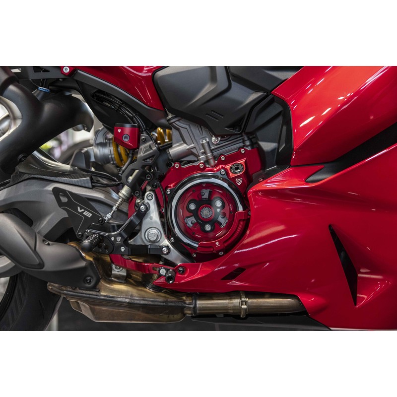 CA511 Clear clutch cover Multistrada Streetfighter Ducati Superbike Panigale V2 S My2025 2025+ CNC R