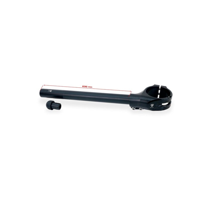 SMK02 Clip on kit Ø 53 mm offset 26 mm with steering damper bracket for Ducati Superbike 899 Panigal