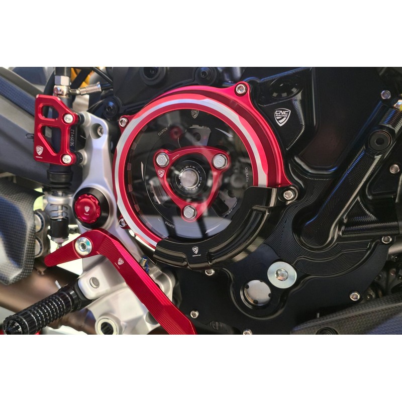 Slider protezione cover frizione (per cover trasparente CA511) Ducati Superbike Panigale V2 S My2025 2025+ CNC Racing